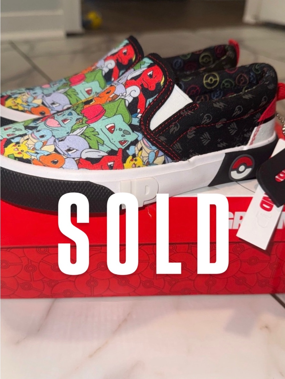 Pokemon sneakers NWT - ground up - Size 12